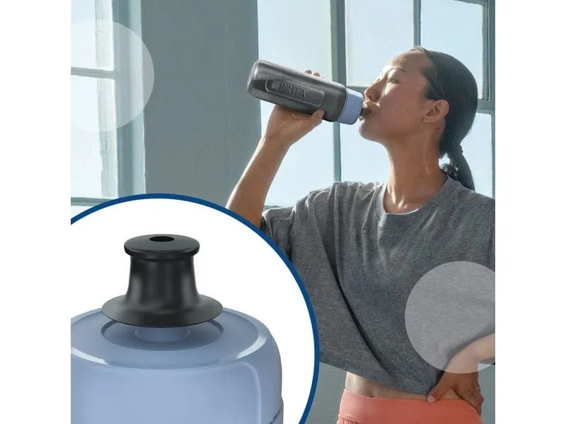 BRITA Filterflasche Active dunkelblau 0.6 l inkl. 2 MicroDisc BRITA Filterflasche Active dunkelblau 0.6 l inkl. 2 MicroDisc