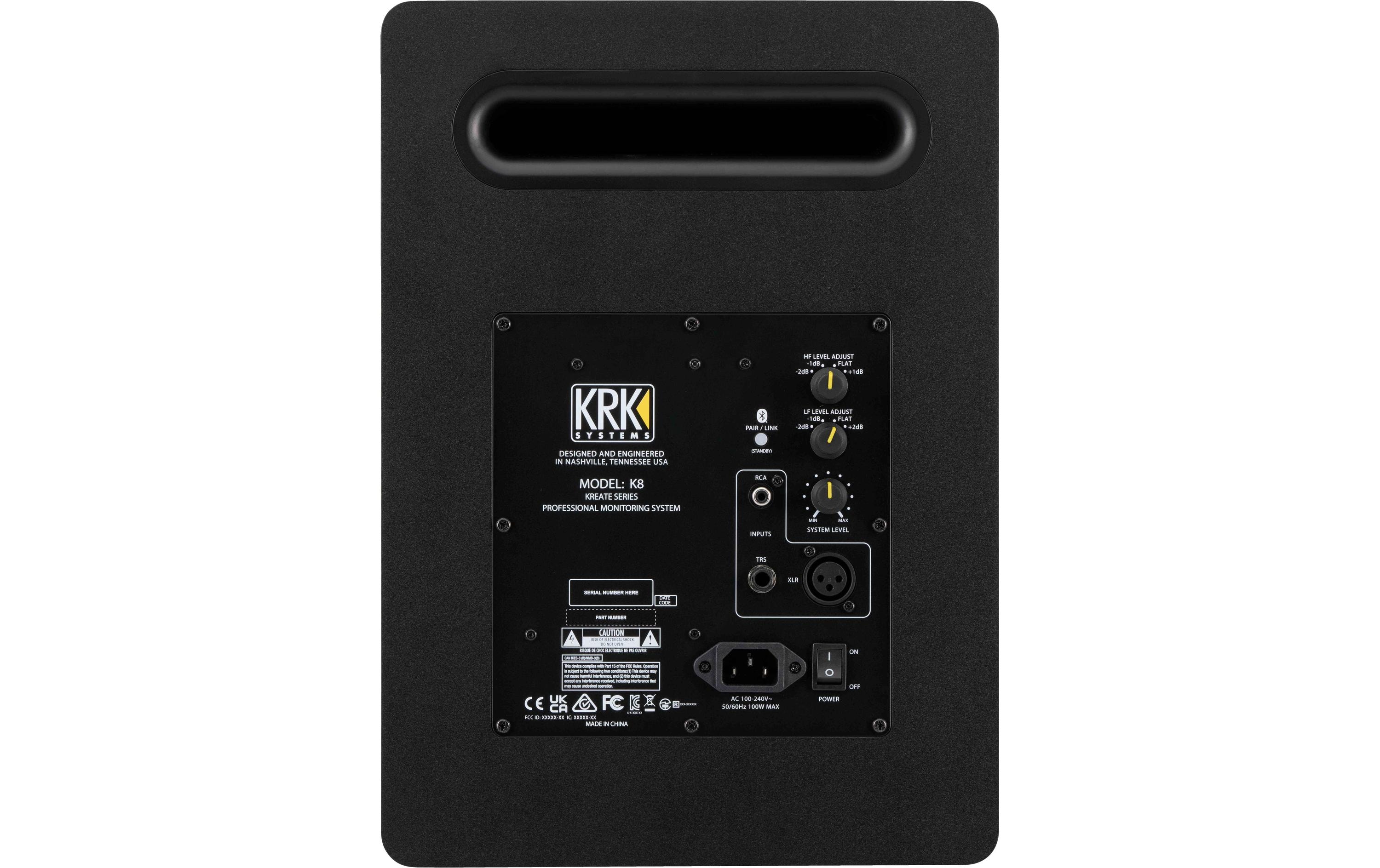 KRK Studiomonitor Kreate 8 Schwarz KRK Studiomonitor Kreate 8 Schwarz