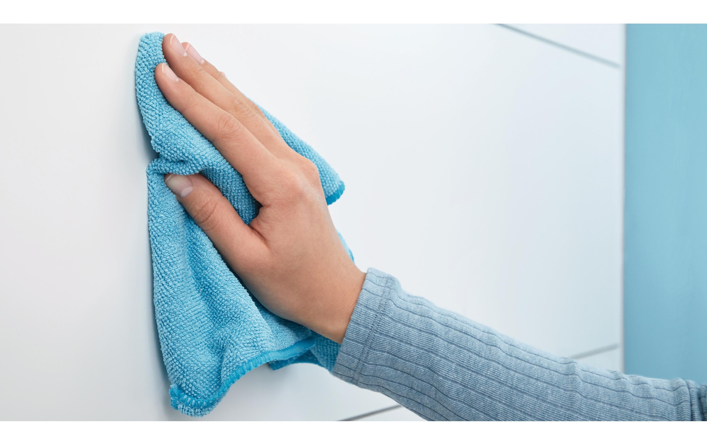 tesa Moon Fönhalterung ohne Bohren, silber