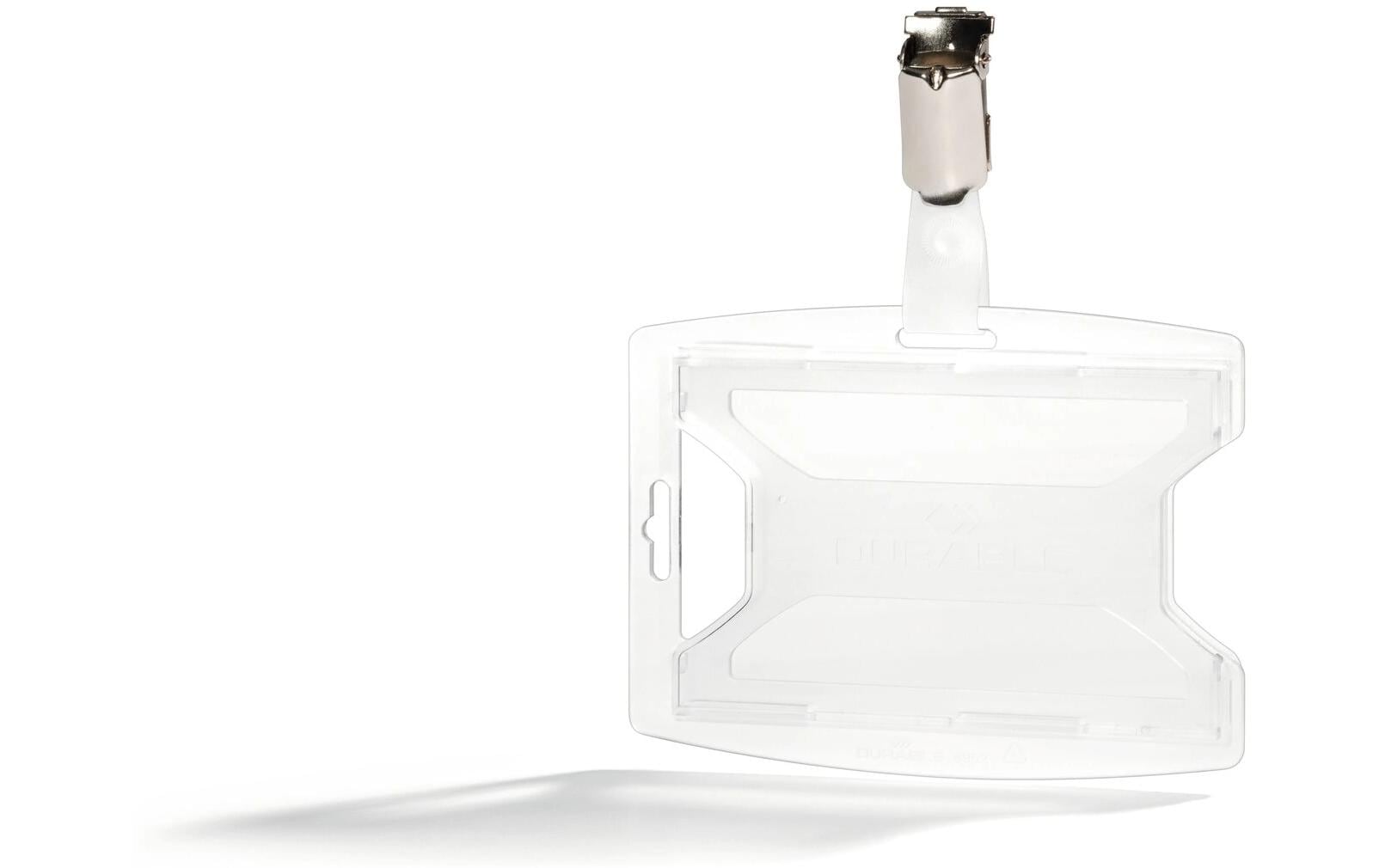 DURABLE Ausweishalter reXycle 2 Karten mit Clip, 25 Stück DURABLE Ausweishalter reXycle 2 Karten mit Clip, 25 Stück