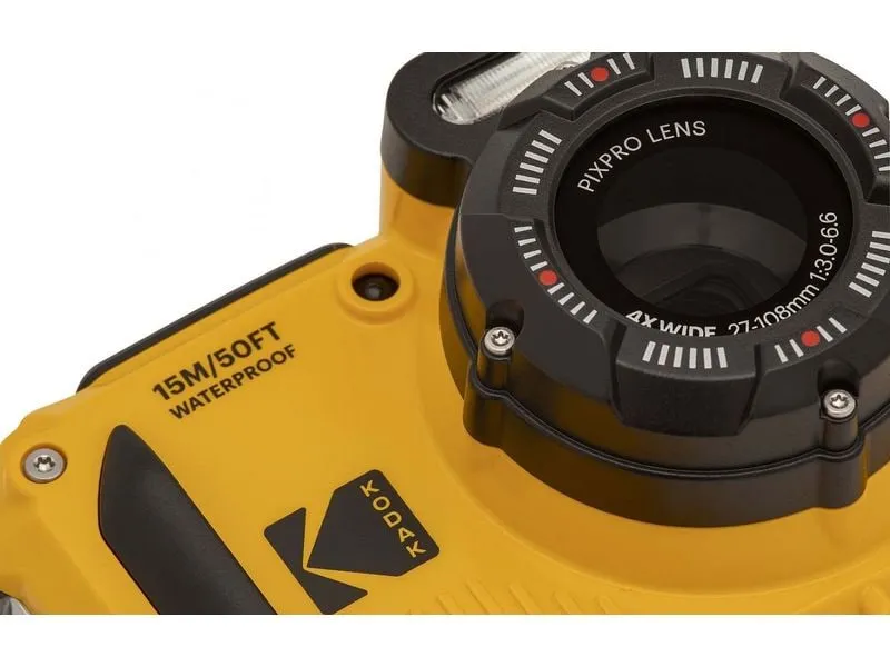 Kodak Unterwasserkamera PixPro WPZ2 Kit Gelb