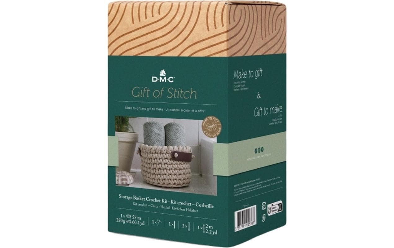 DMC Häkelset Gift of Stich Aufbewahrungskorb, 17 x 11 cm DMC Häkelset Gift of Stich Aufbewahrungskorb, 17 x 11 cm