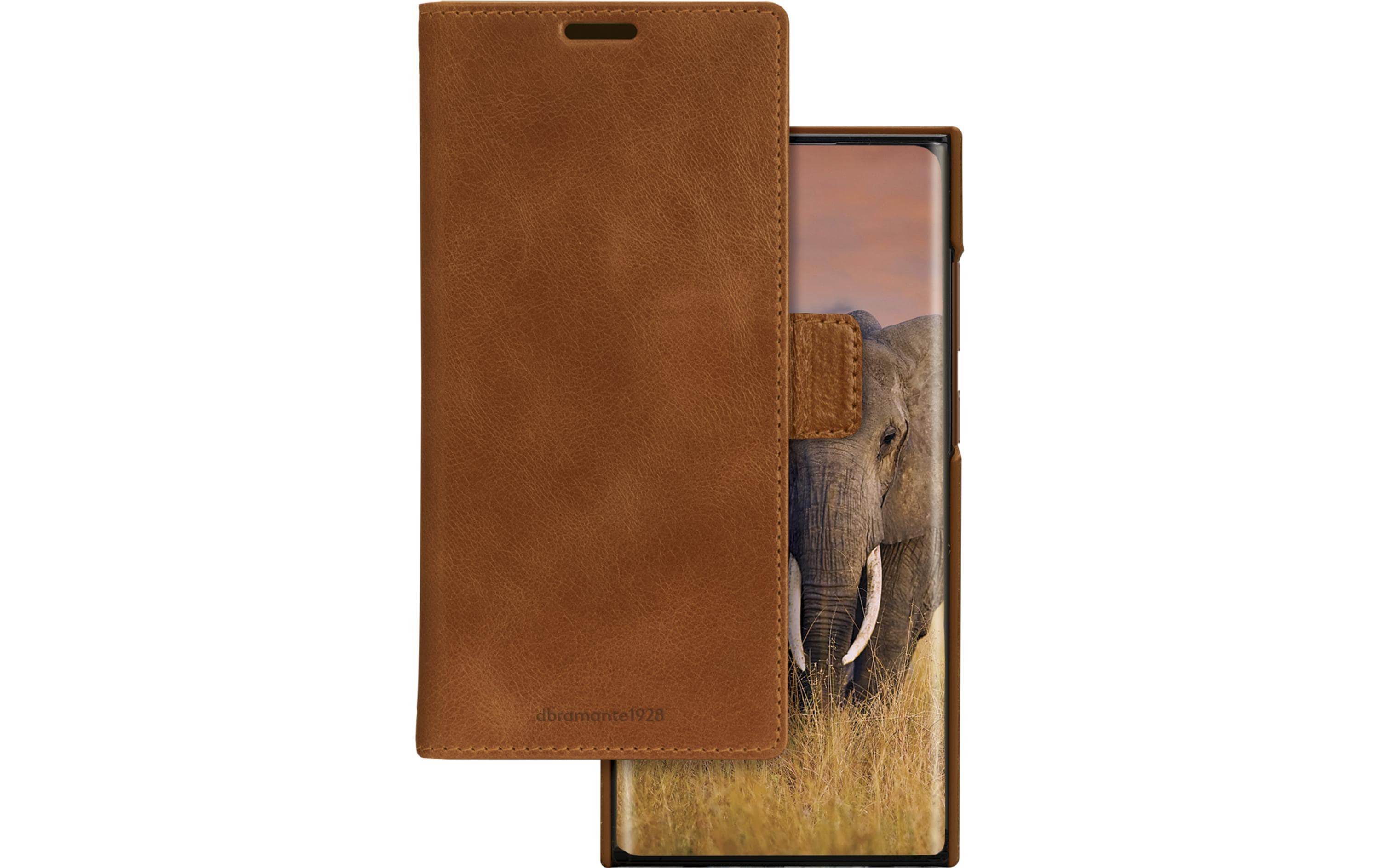 dbramante1928 Book Cover Lynge Galaxy S24 Ultra Tan