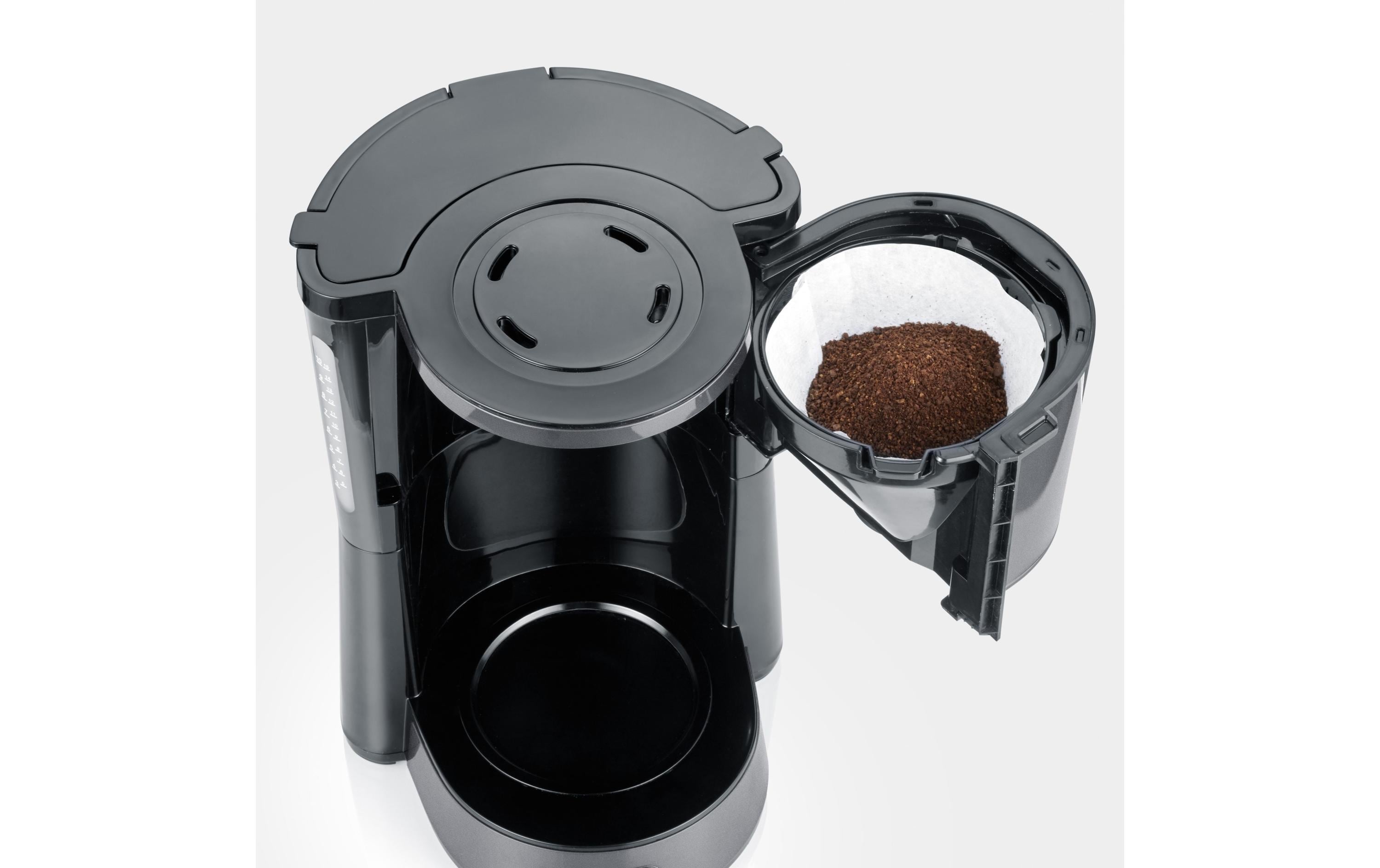 Severin Filterkaffeemaschine KA 9572 Schwarz/Silber