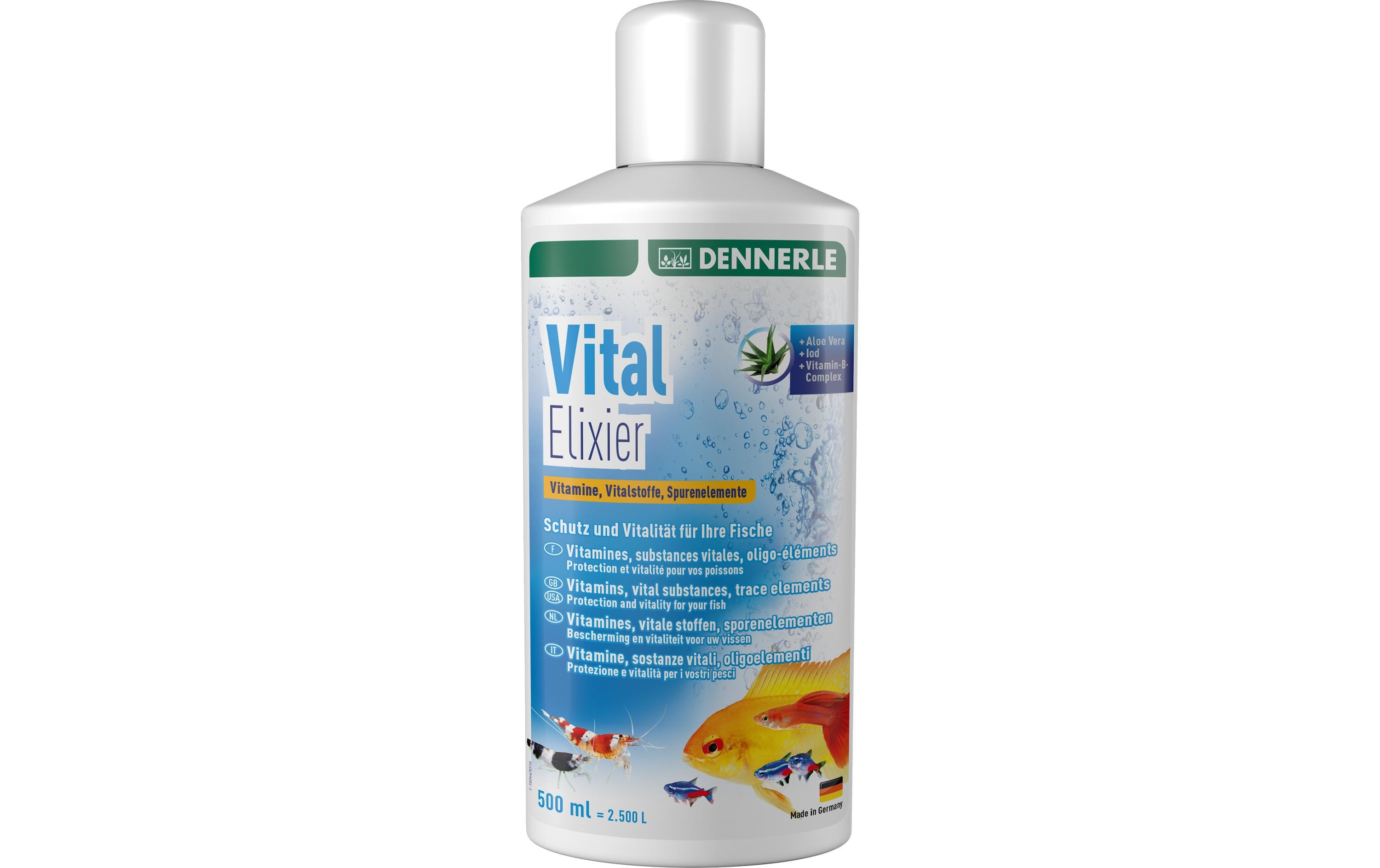 Dennerle Fischpflege Vital Elixier, 500 ml