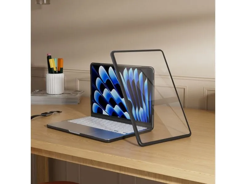 4smarts Shell Case für Apple MacBook Neo, schwarzer Rahmen