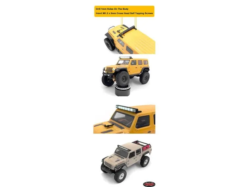 RC4WD Modellbau-Beleuchtung Light Bar SCX24 Jeep JLU & JT