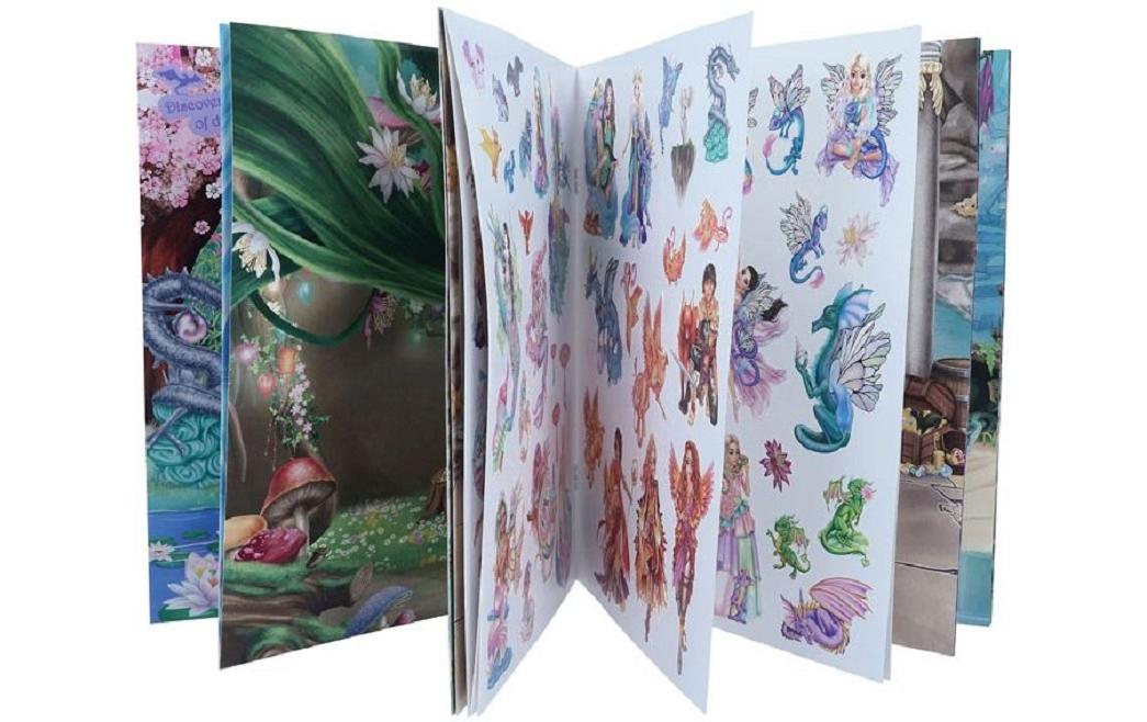 Depesche Stickerbuch Dragon Top Model mit 20 Seiten