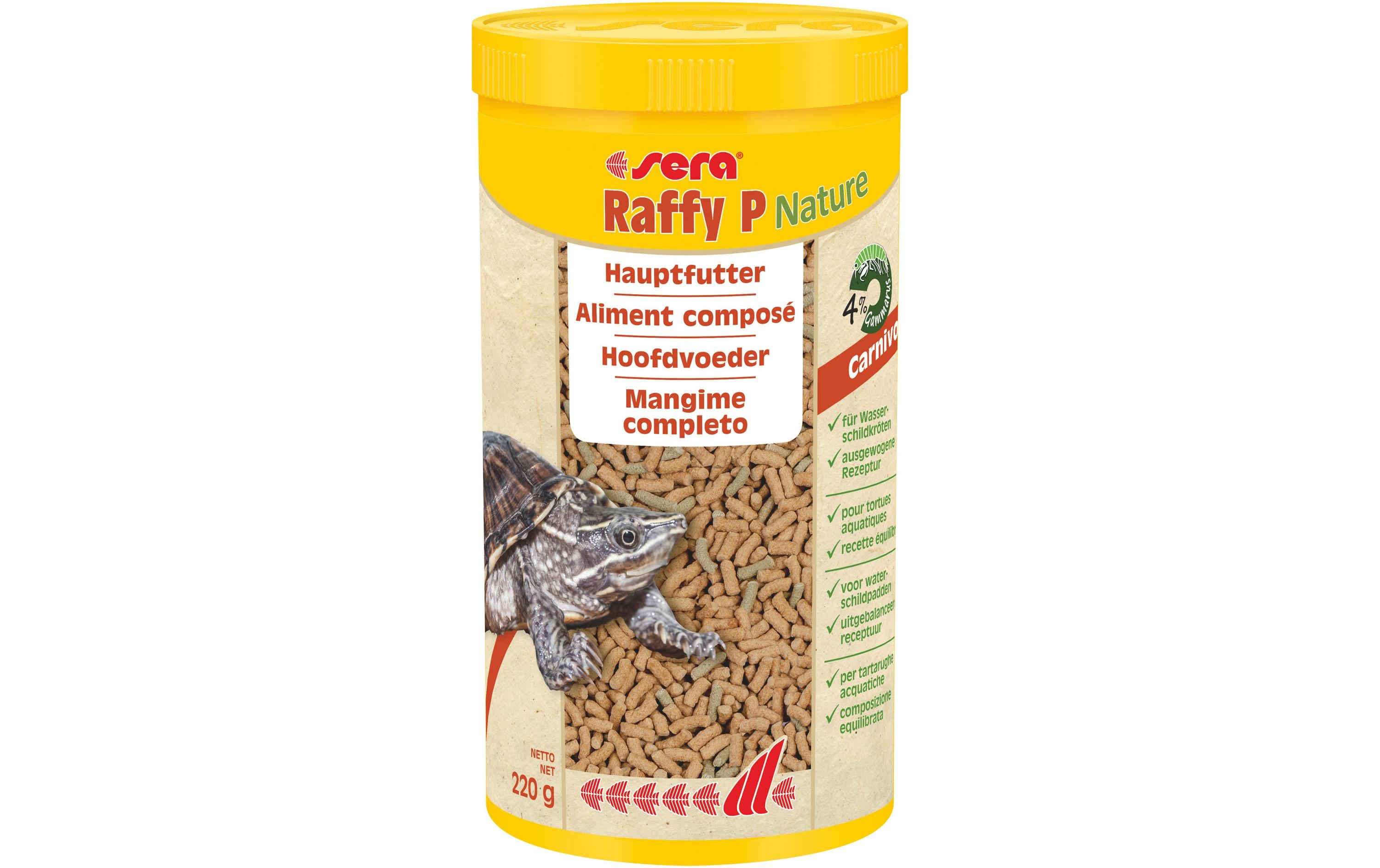 sera Hauptfutter Raffy P Nature, 1000 ml, 220g sera Hauptfutter Raffy P Nature, 1000 ml, 220g