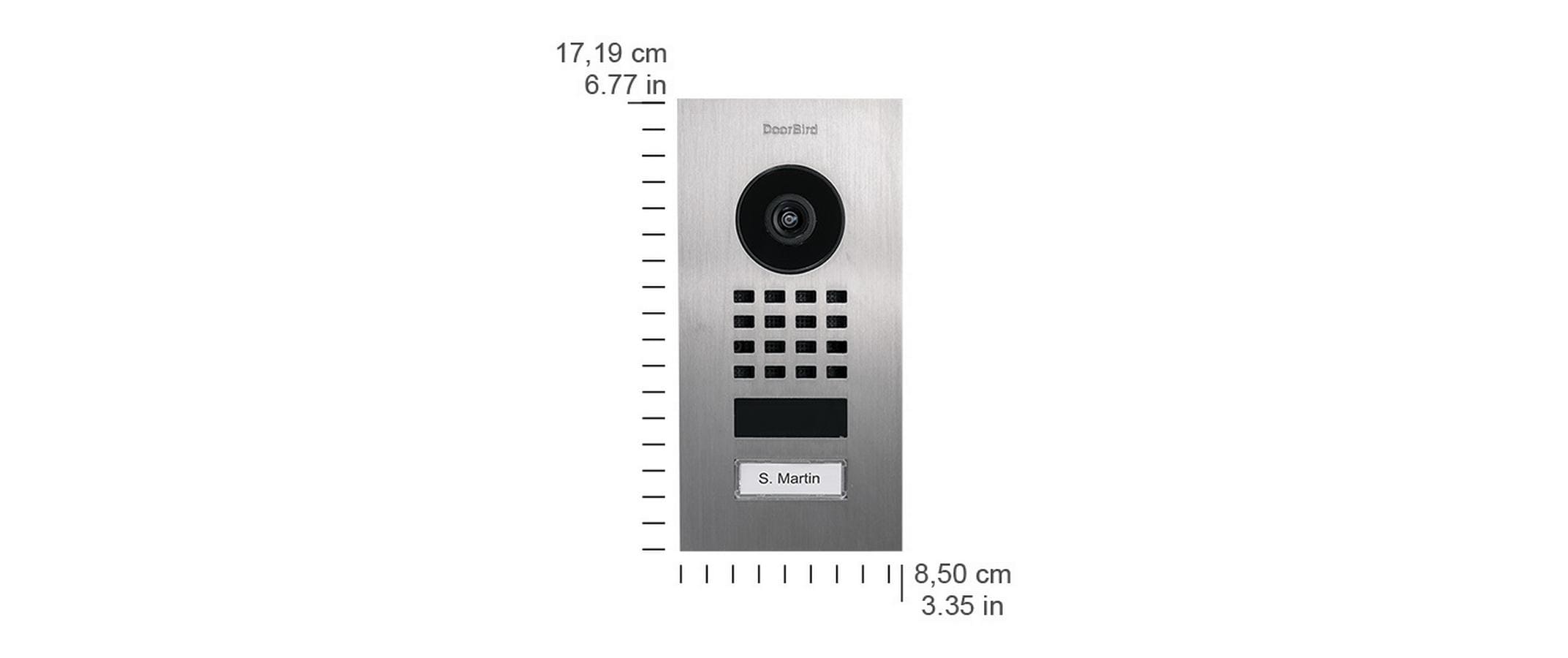 Doorbird IP Türstation D1101V Unterputz Doorbird IP Türstation D1101V Unterputz