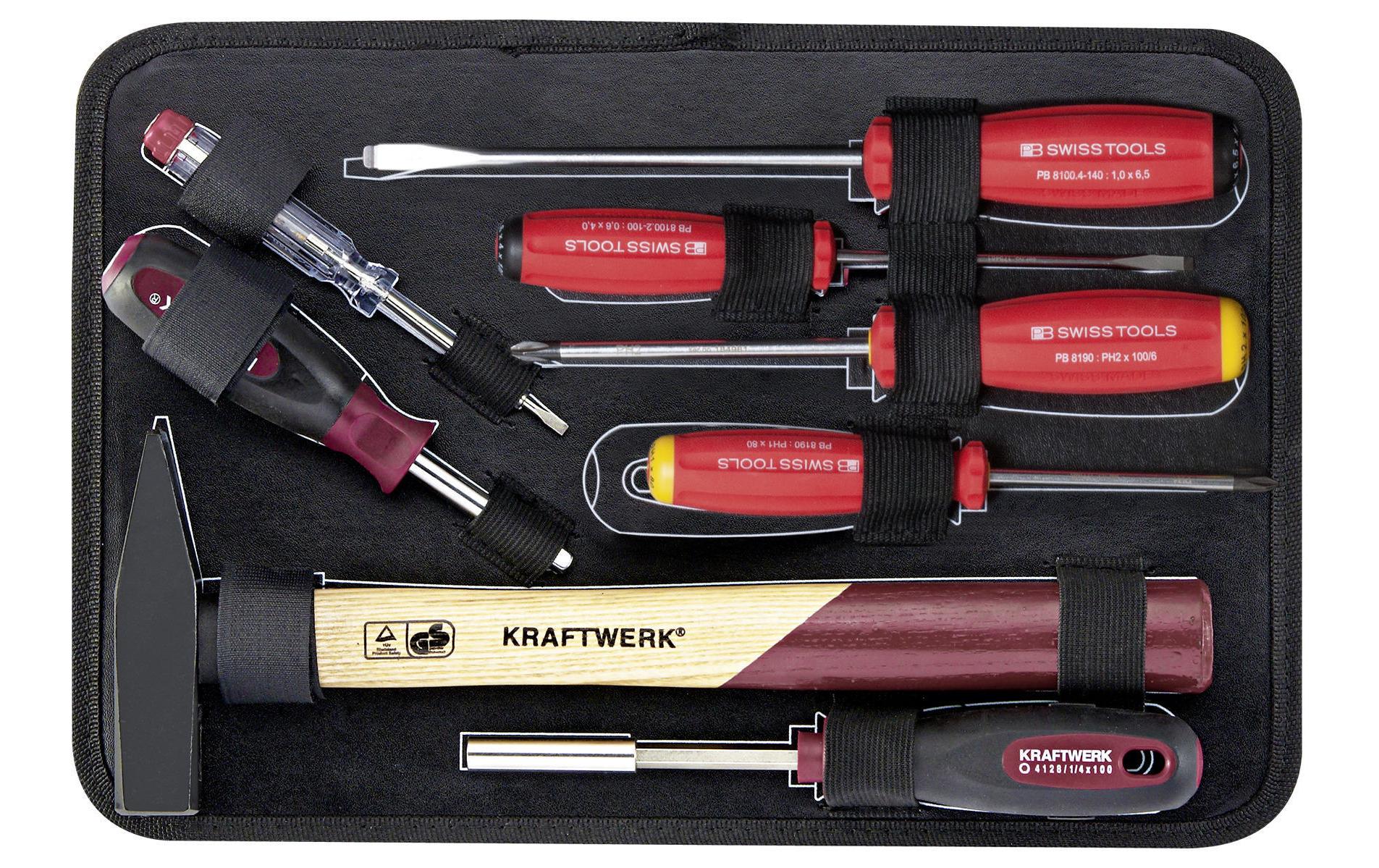 Kraftwerk Werkzeugkoffer Profi-Alu KW PB 123-teilig Kraftwerk Werkzeugkoffer Profi-Alu KW PB 123-teilig