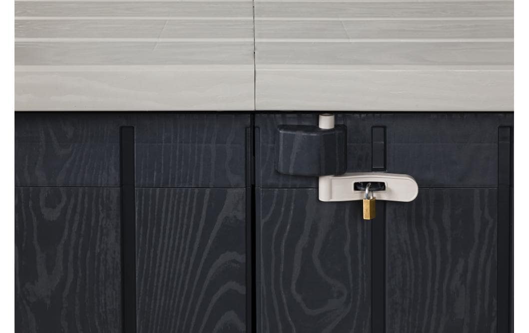 Toomax Gartenbox Stora way plus 2xl 2270 l Dunkelanthrazit/Warmgrau