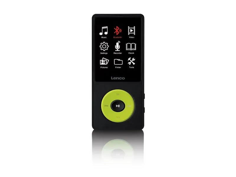 Lenco MP3 Player Xemio-860 Neongrün; Schwarz Lenco MP3 Player Xemio-860 Neongrün; Schwarz