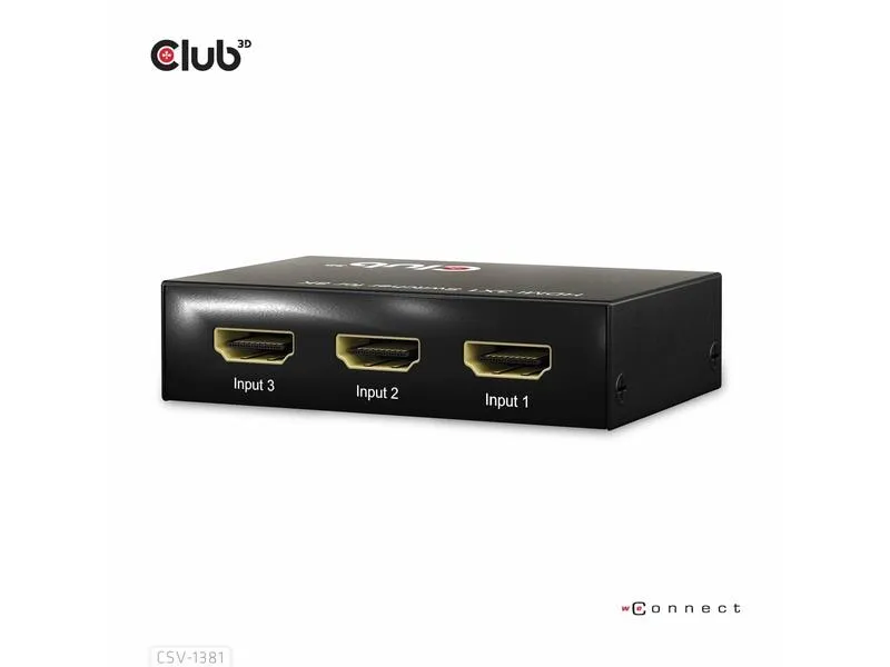 Club 3D Umschalter CSV-1381 HDMI Club 3D Umschalter CSV-1381 HDMI