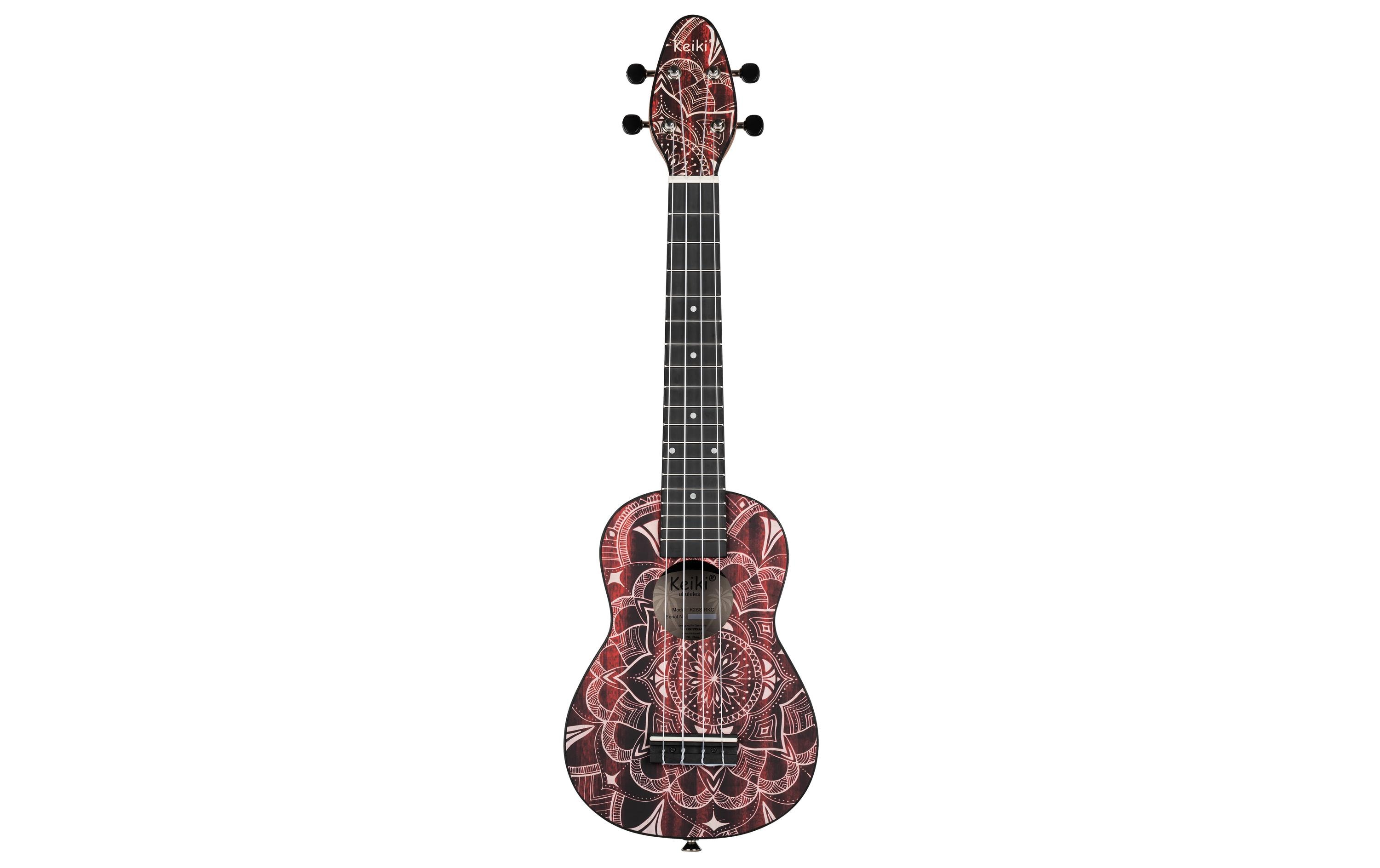 Ortega Guitars Ukulele Keiki Package K2SS-RKC – Red Kaleidoscop