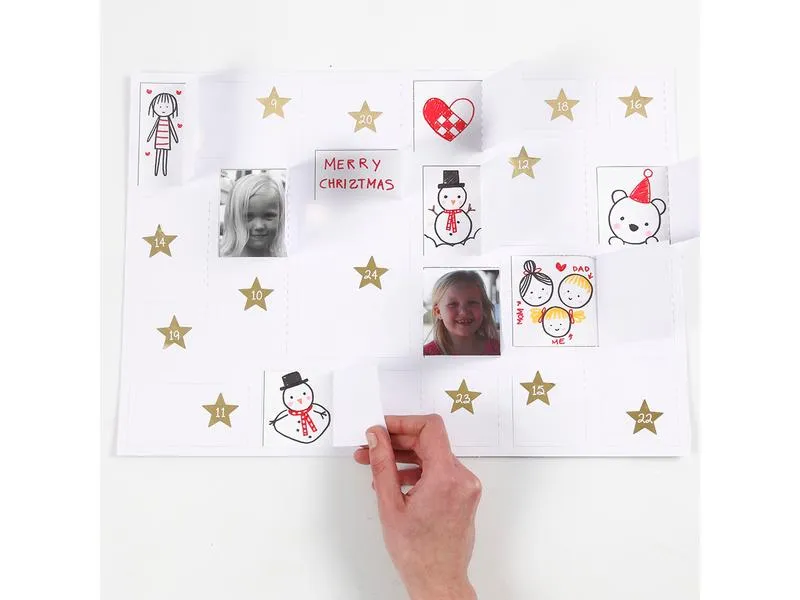 Creativ Company Adventskalender Uni 5 Stück Creativ Company Adventskalender Uni 5 Stück