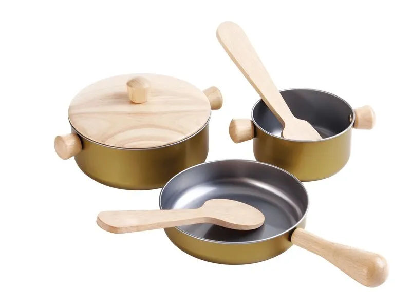 Plantoys Pfannenset aus Holz Plantoys Pfannenset aus Holz