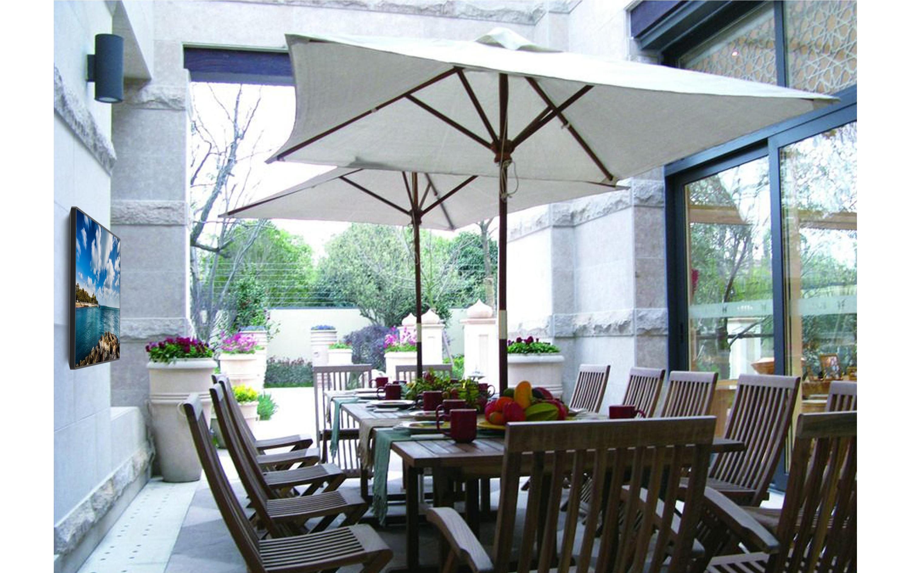 Multibrackets Wandhalterung Outdoor-Halterung 6683 Schwarz