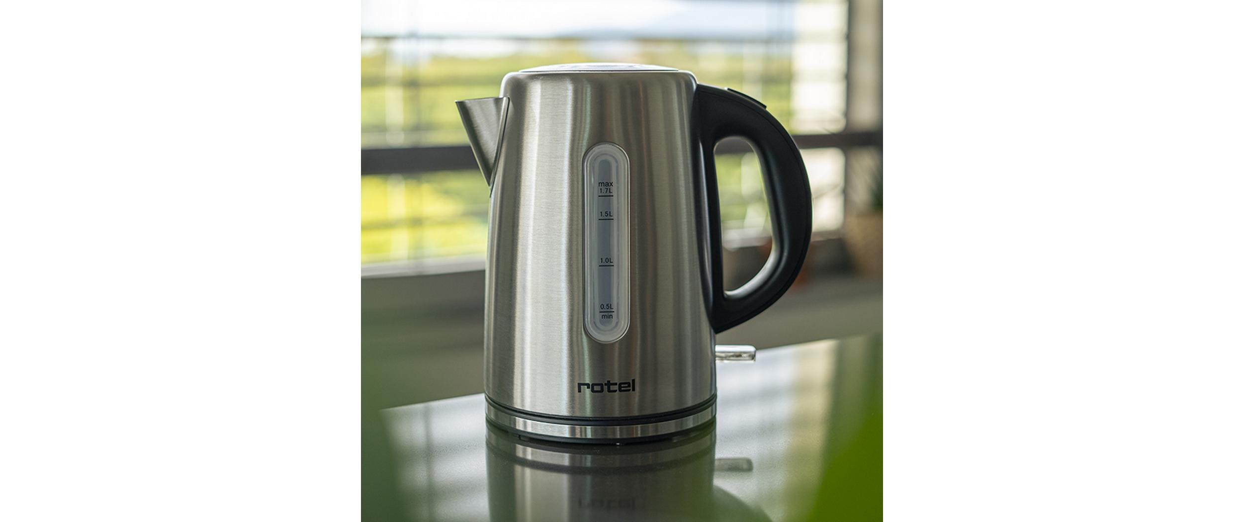 Rotel Wasserkocher Inox 1.7 l, Silber