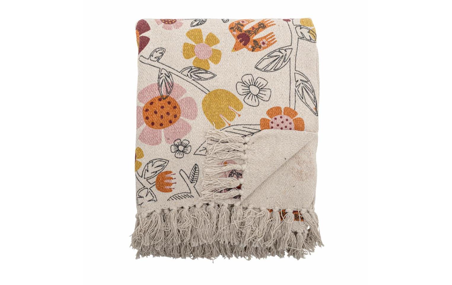 Bloomingville Tagesdecke Vivielle, 160 x 130 cm, Mehrfarbig