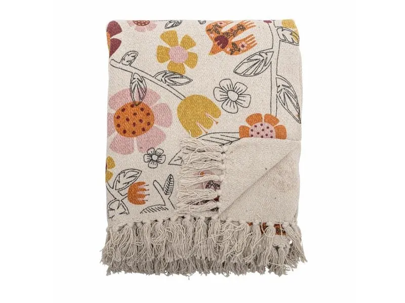 Bloomingville Tagesdecke Vivielle, 160 x 130 cm, Mehrfarbig Bloomingville Tagesdecke Vivielle, 160 x 130 cm, Mehrfarbig