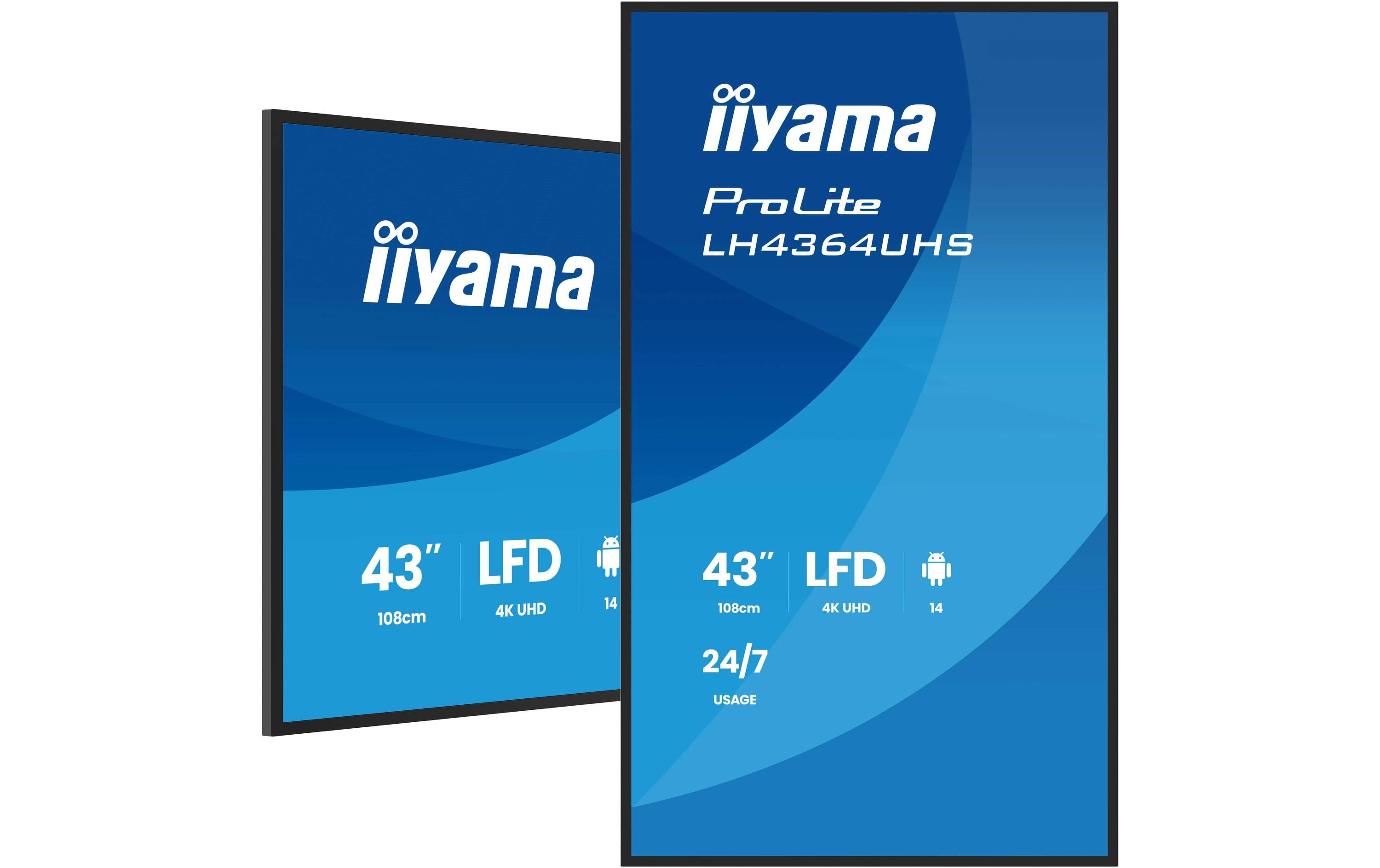iiyama Public Display ProLite LH4364UHS-B1AG 43