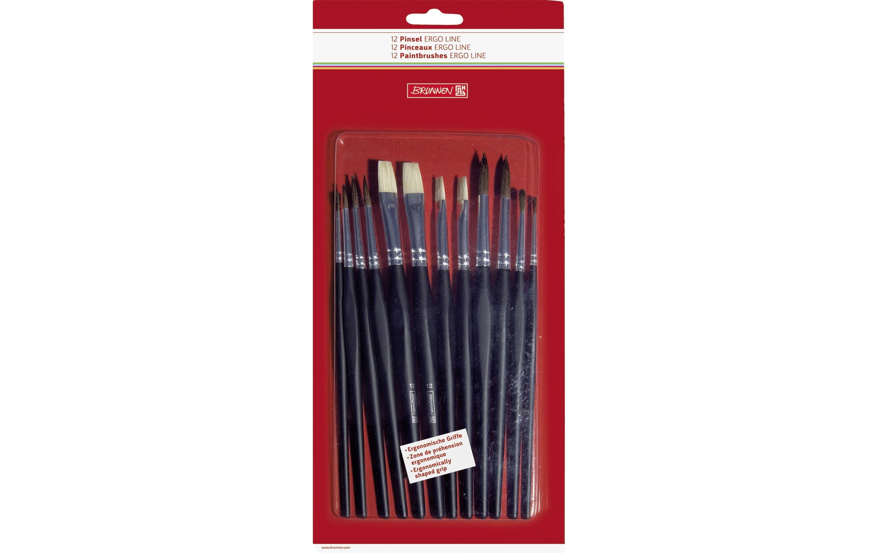 Brunnen Borstenpinsel 12 Stück Brunnen Borstenpinsel 12 Stück