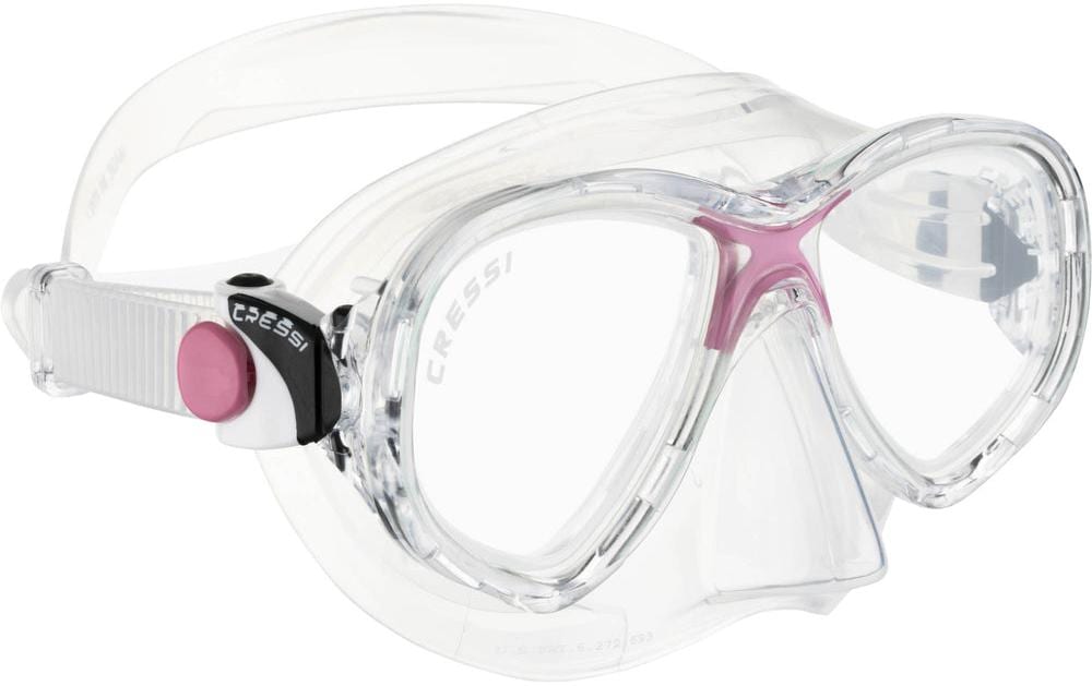 CRESSI Schwimmbrille Marea Mask Junior Clear/Pink CRESSI Schwimmbrille Marea Mask Junior Clear/Pink