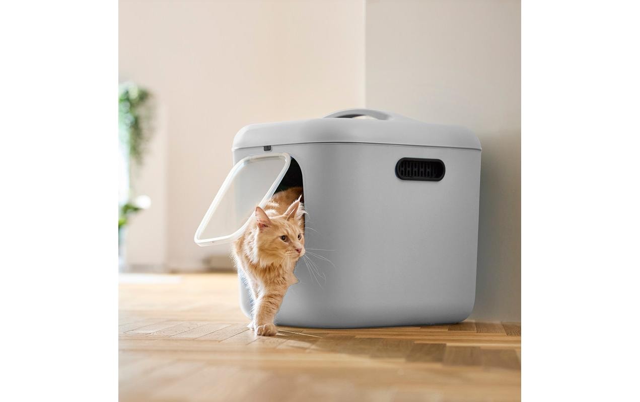 Rotho Katzentoilette Bea XL Hellgrau