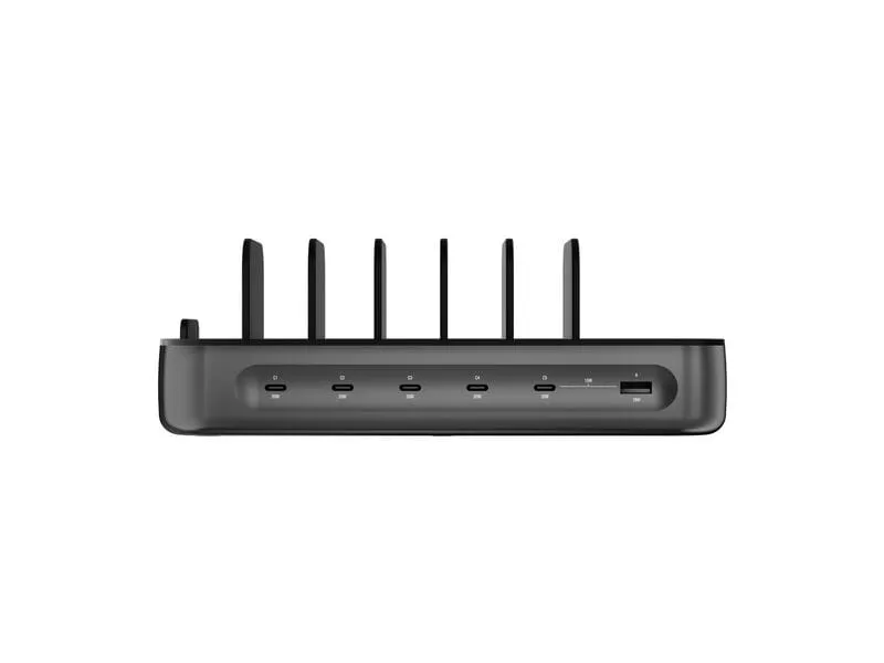 4smarts Ladestation Team 100W 5C/1A inkl. 6 Kabel 5x USB-C 1x USB-A