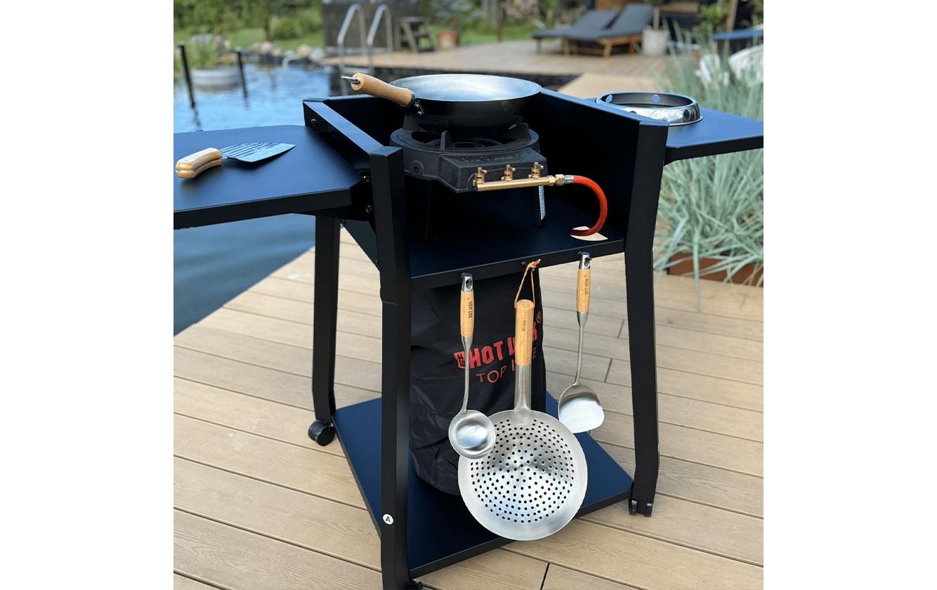 Hot Wok Pro 12 kW + regulator & wok Hochleistungs-Wok-Set