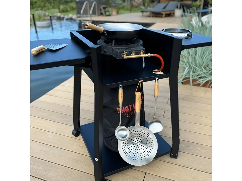 Hot Wok Pro 12 kW + regulator & wok Hochleistungs-Wok-Set
