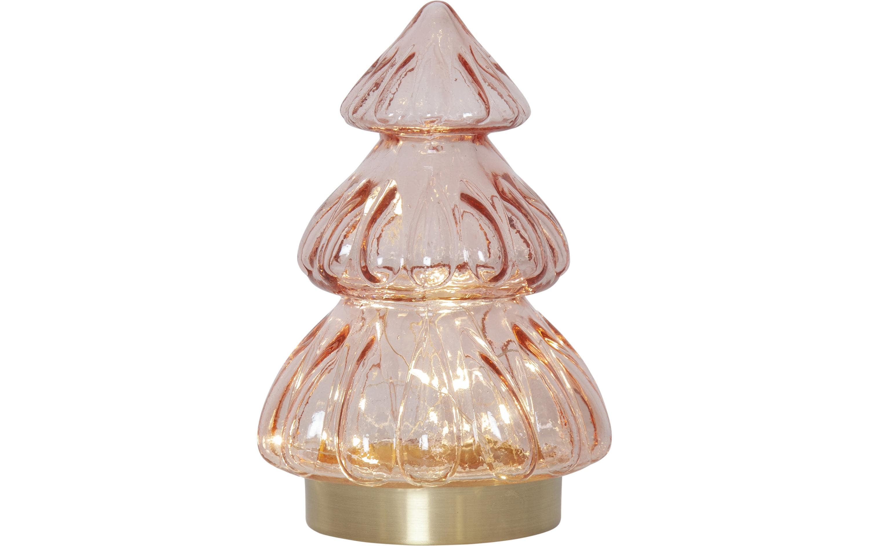 Star Trading Glasdekoration Abete, 18 cm, Pink