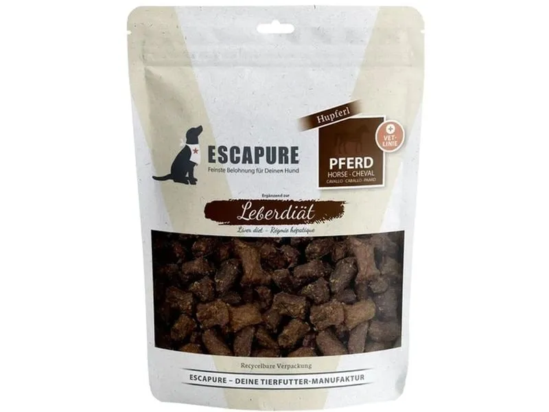 Escapure VET-Linie Trockenfutter Leberdiät Hupferl Pferd 0.15 kg