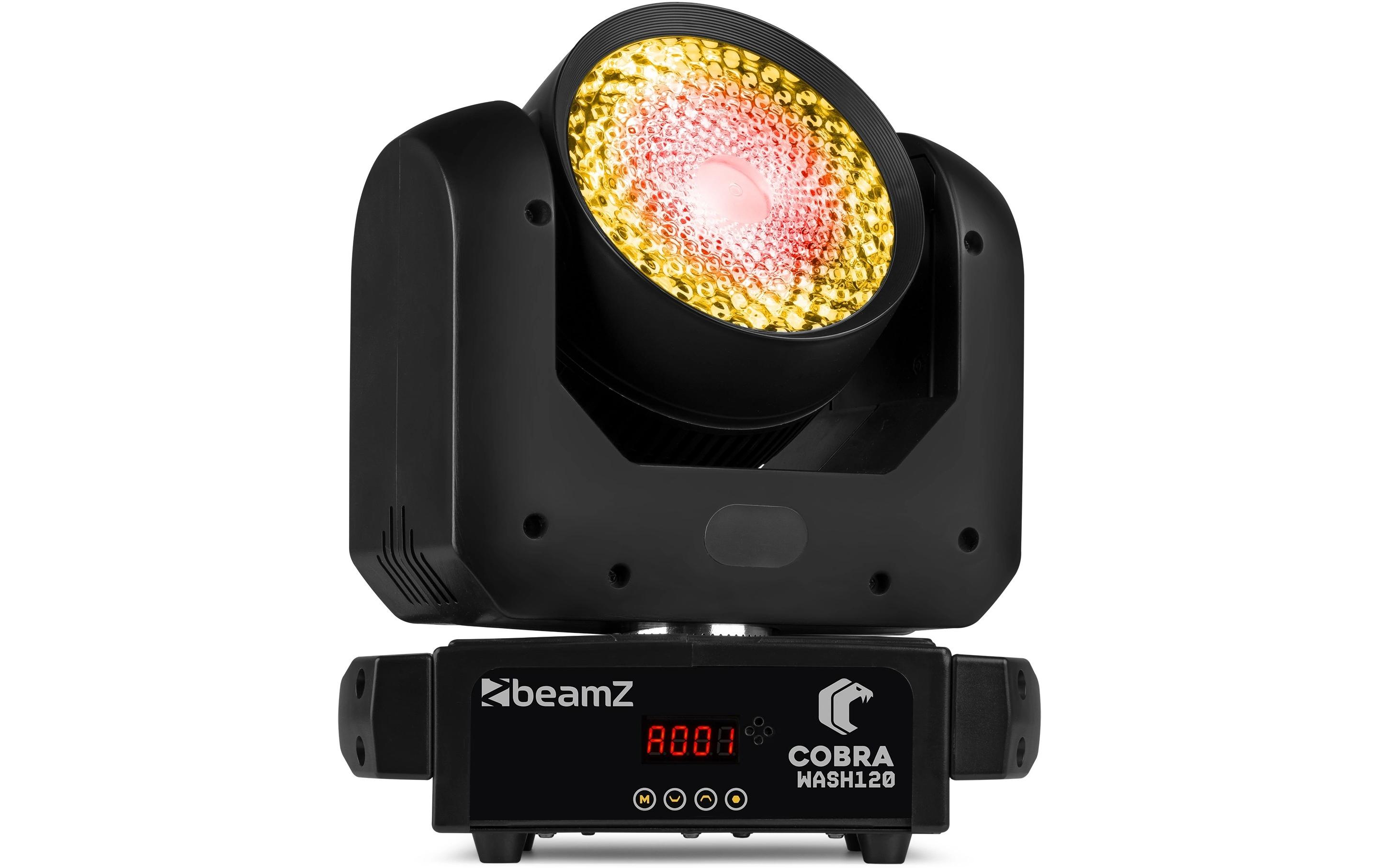 BeamZ Moving Head Cobra Wash 120