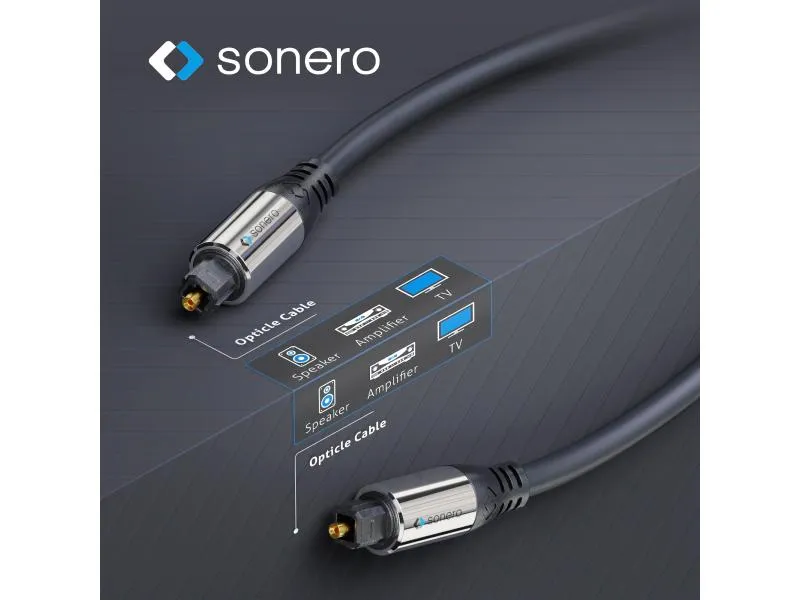 sonero Audio-Kabel Toslink - Toslink 7.5 m