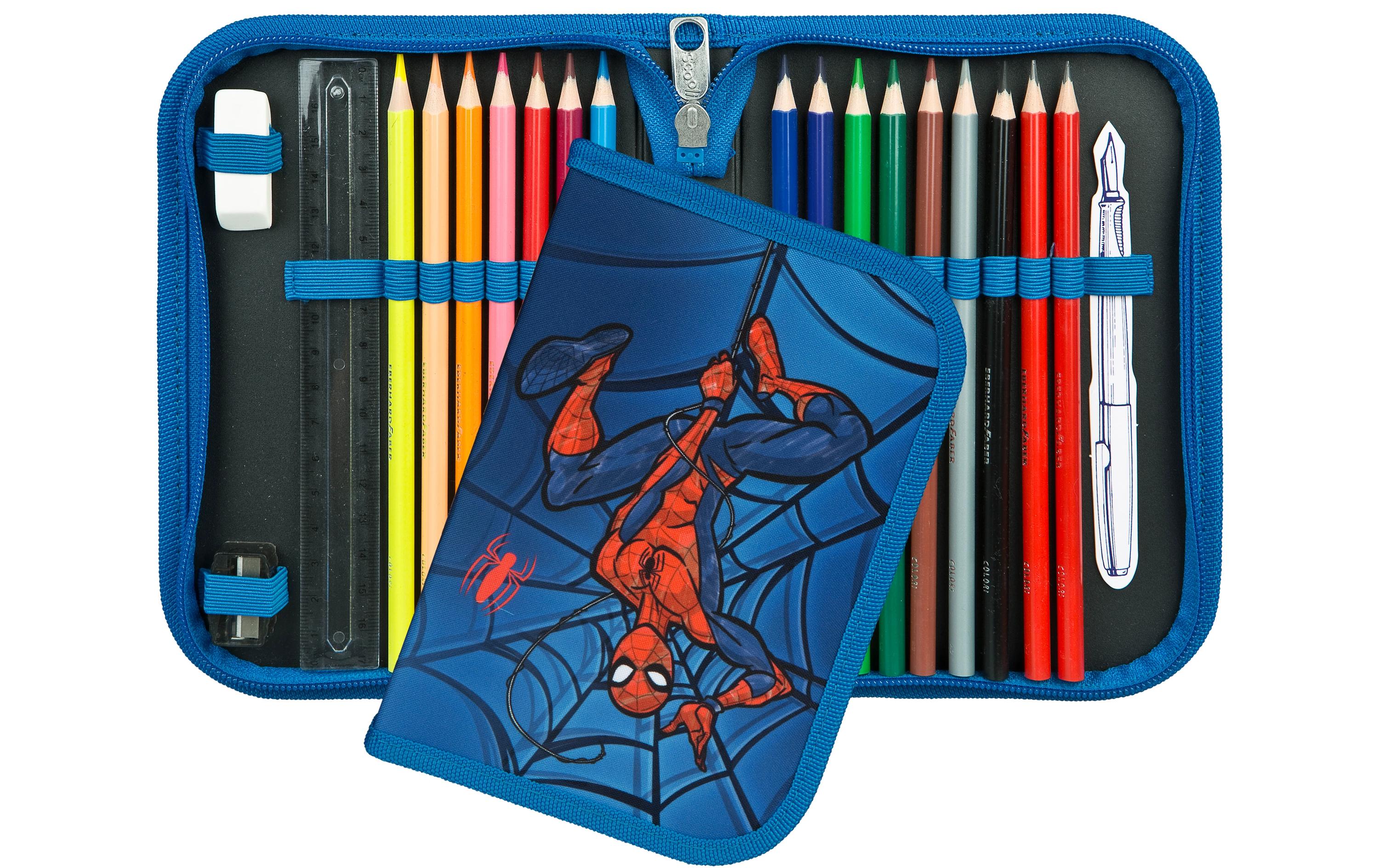 Scooli Schulthek-Set 5-teilig Spiderman, 18 l