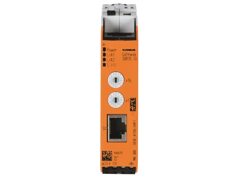KUNBUS Modulare Gateway Sercos III Erweiterung KUNBUS Modulare Gateway Sercos III Erweiterung