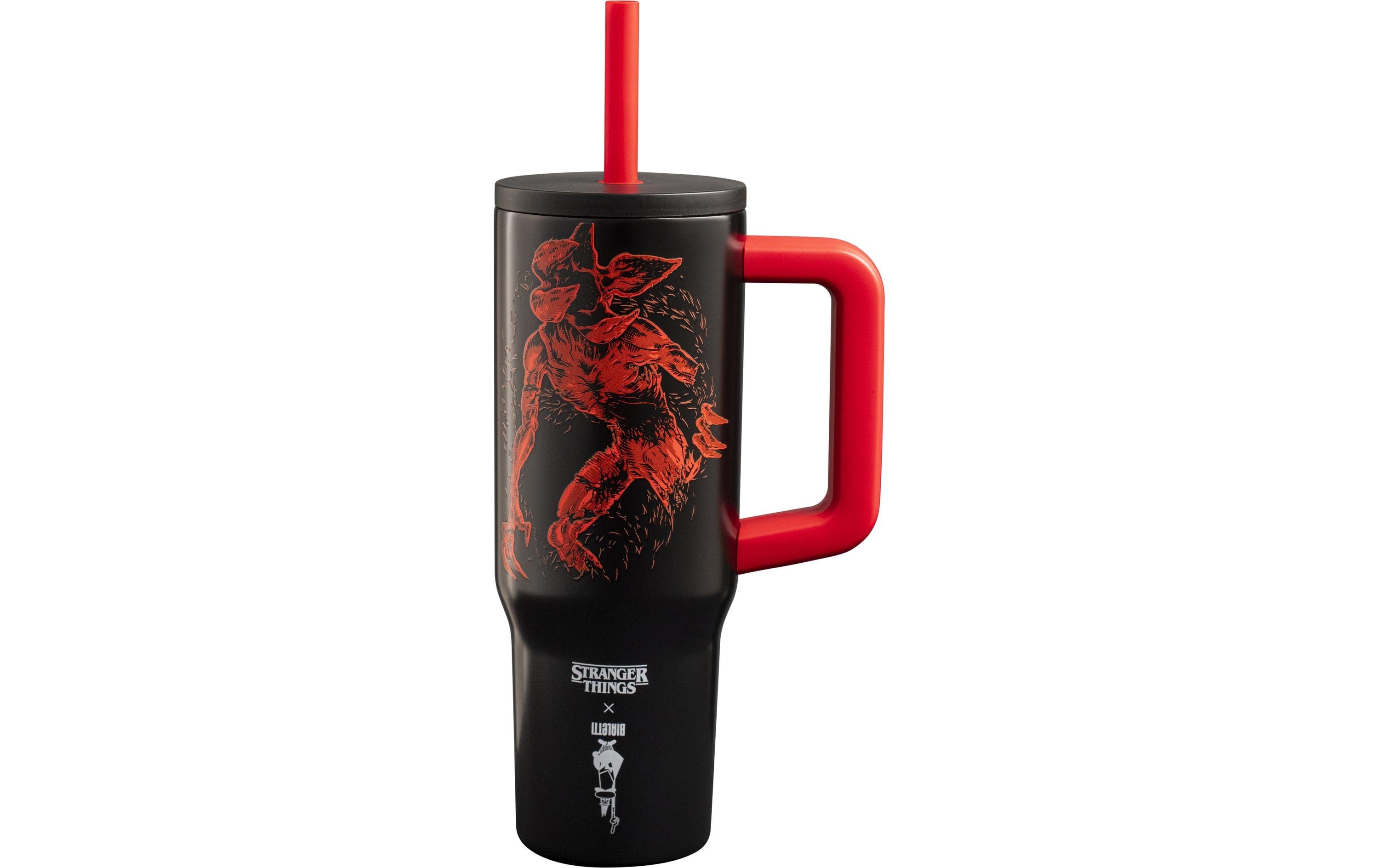 Bialetti Trinkbecher Stranger Things, 900 ml, Schwarz / Rot Bialetti Trinkbecher Stranger Things, 900 ml, Schwarz / Rot