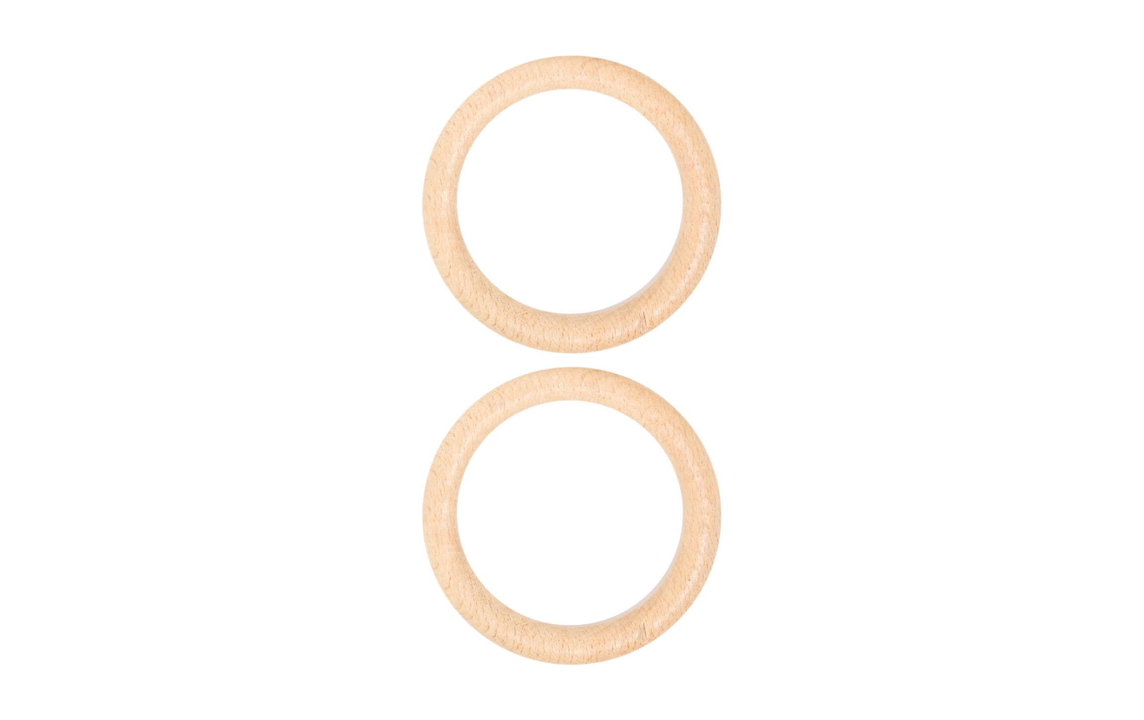 lalana Holzring Hölzerner Ring 8.5 cm, 2 Stück lalana Holzring Hölzerner Ring 8.5 cm, 2 Stück