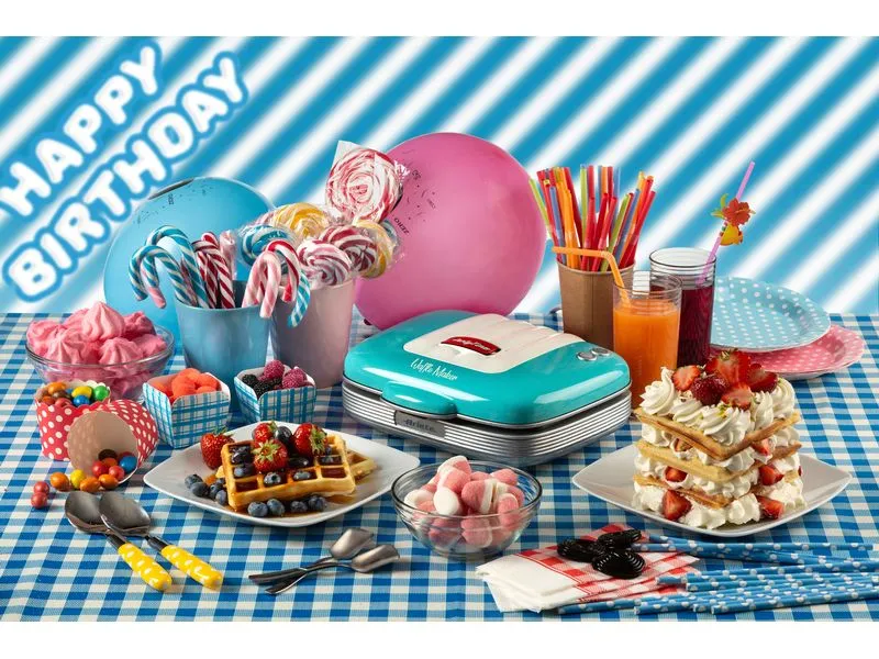 Ariete Waffeleisen Party Time ARI-1973-BL Blau