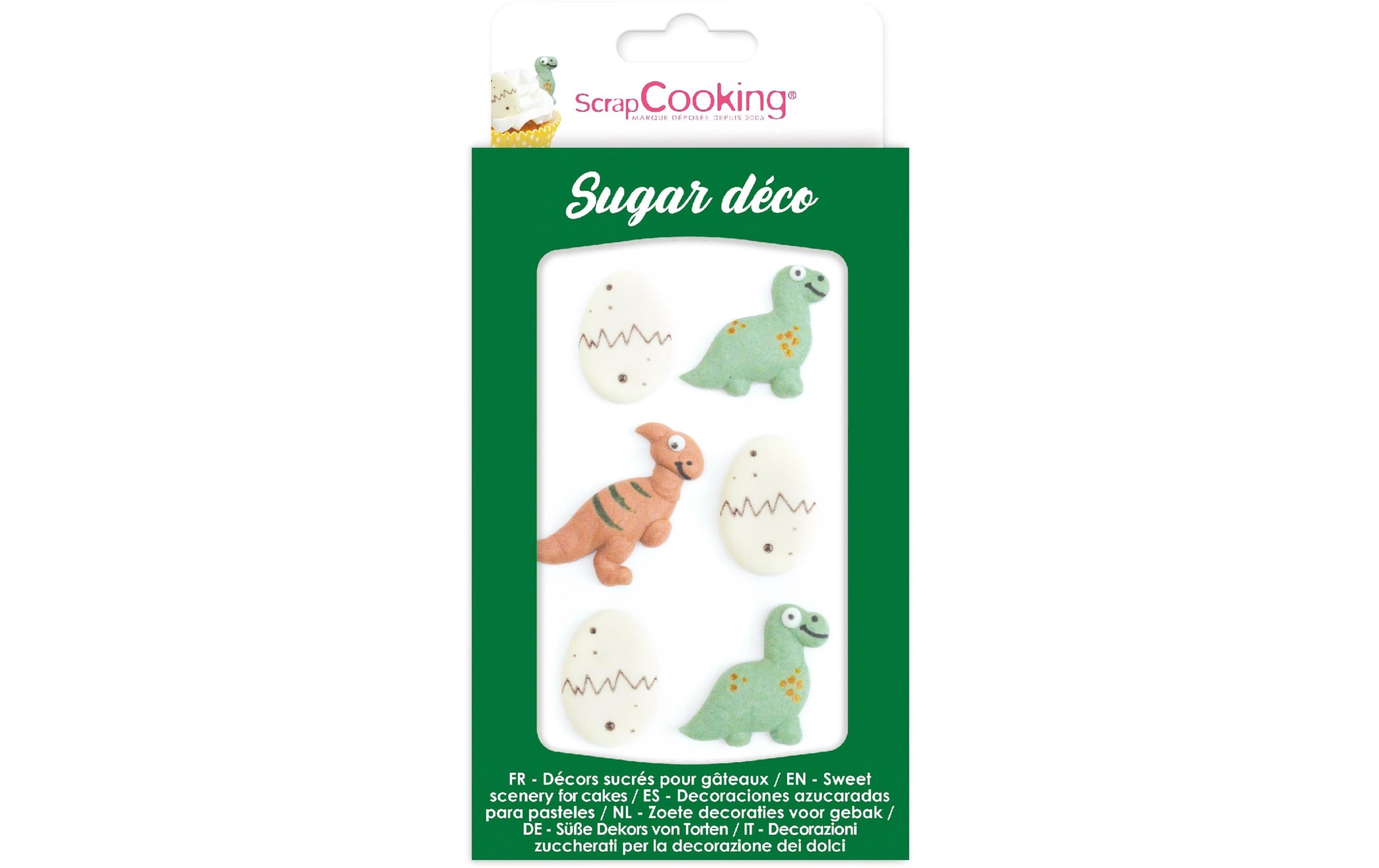 ScrapCooking Zuckerdekore Dino 6 Stück ScrapCooking Zuckerdekore Dino 6 Stück
