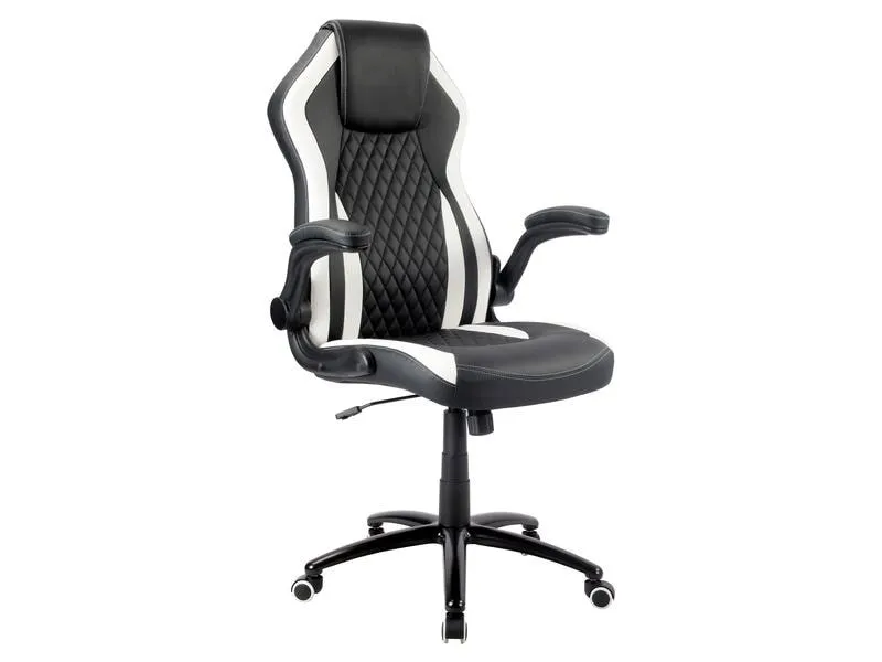 Racing Chairs Gaming-Stuhl CL-RC-BW-2 Schwarz/Weiss Racing Chairs Gaming-Stuhl CL-RC-BW-2 Schwarz/Weiss
