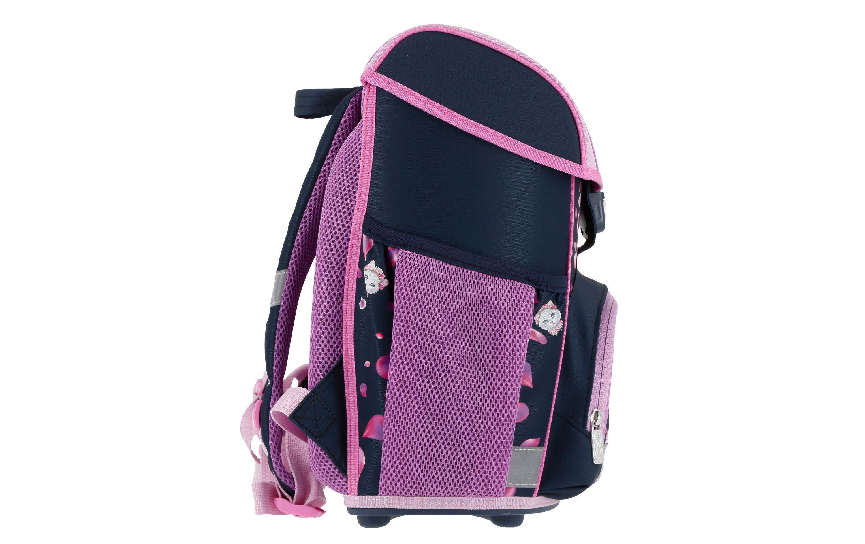 Herlitz Schulrucksack-Set Loop Plus Blossom Dance 4-teilig Set, 17 l