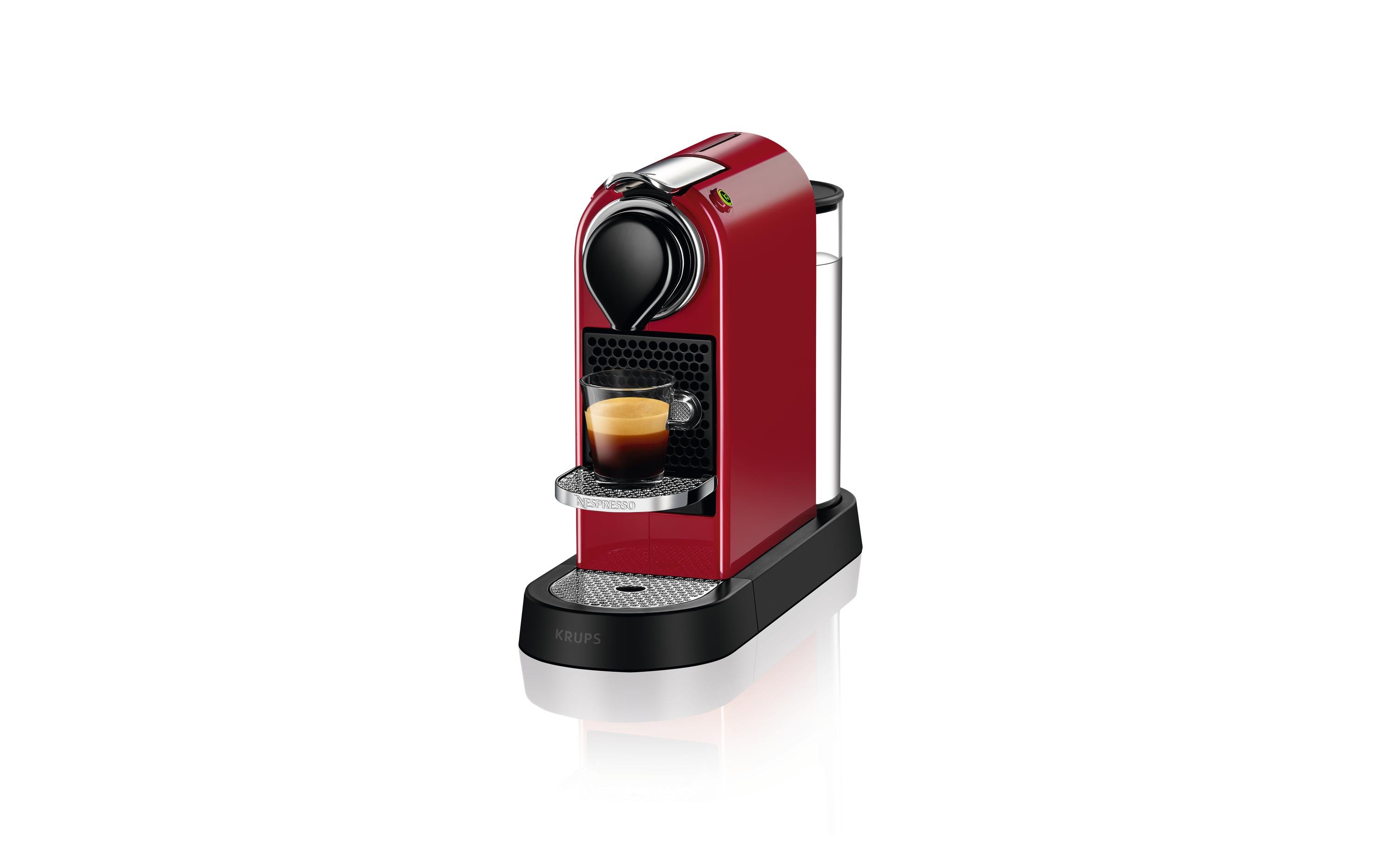 Krups Kaffeemaschine Nespresso CitiZ XN7415 Rot