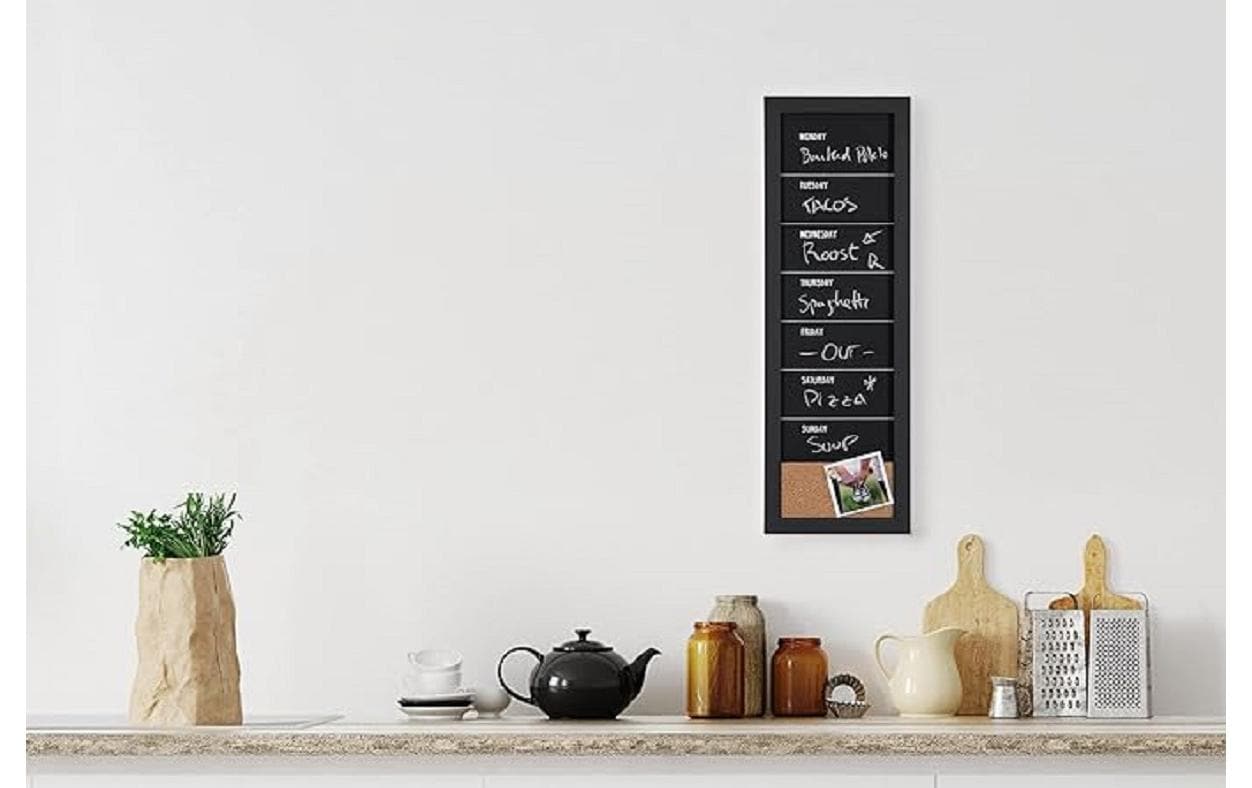 Bi-Office Minikreidetafel Wochenplaner 90 x 30 cm