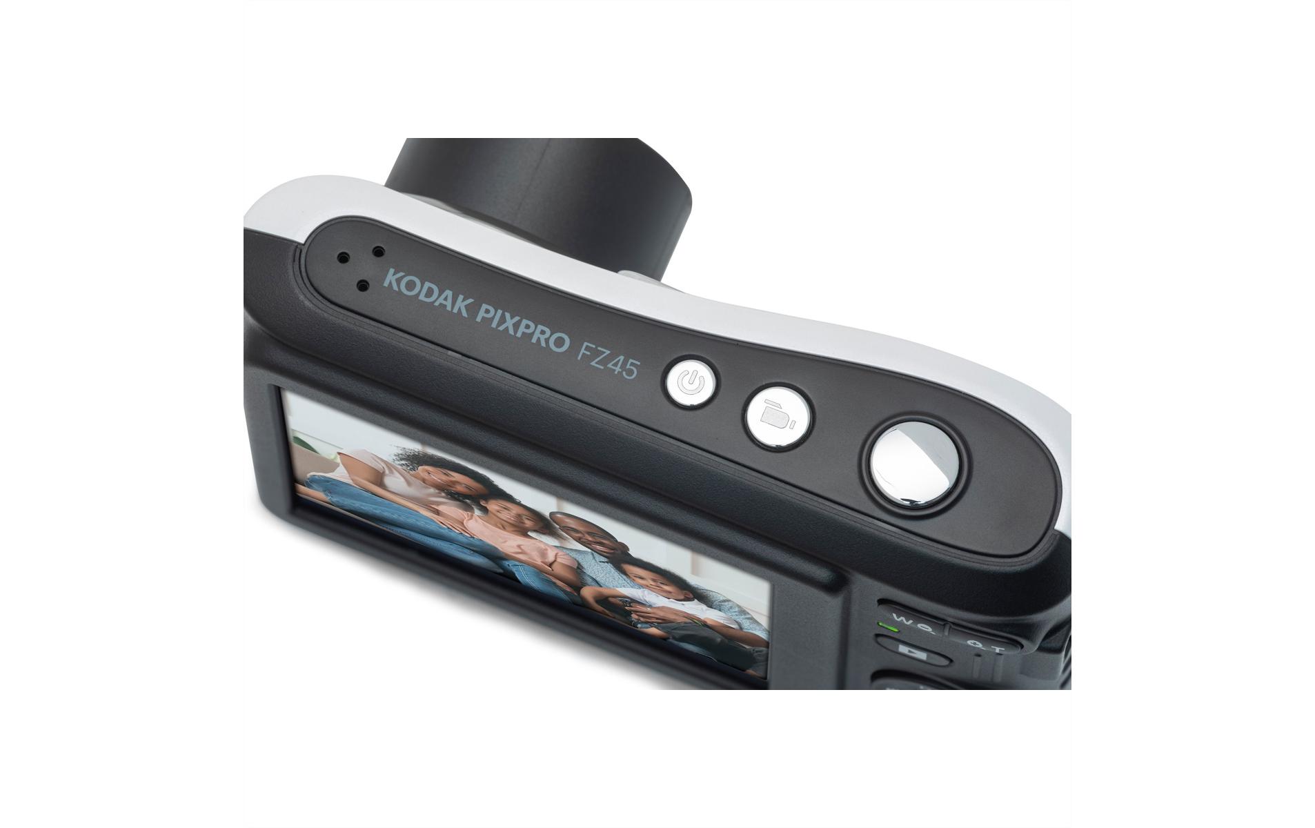 Kodak Fotokamera Pixpro FZ45, weiss