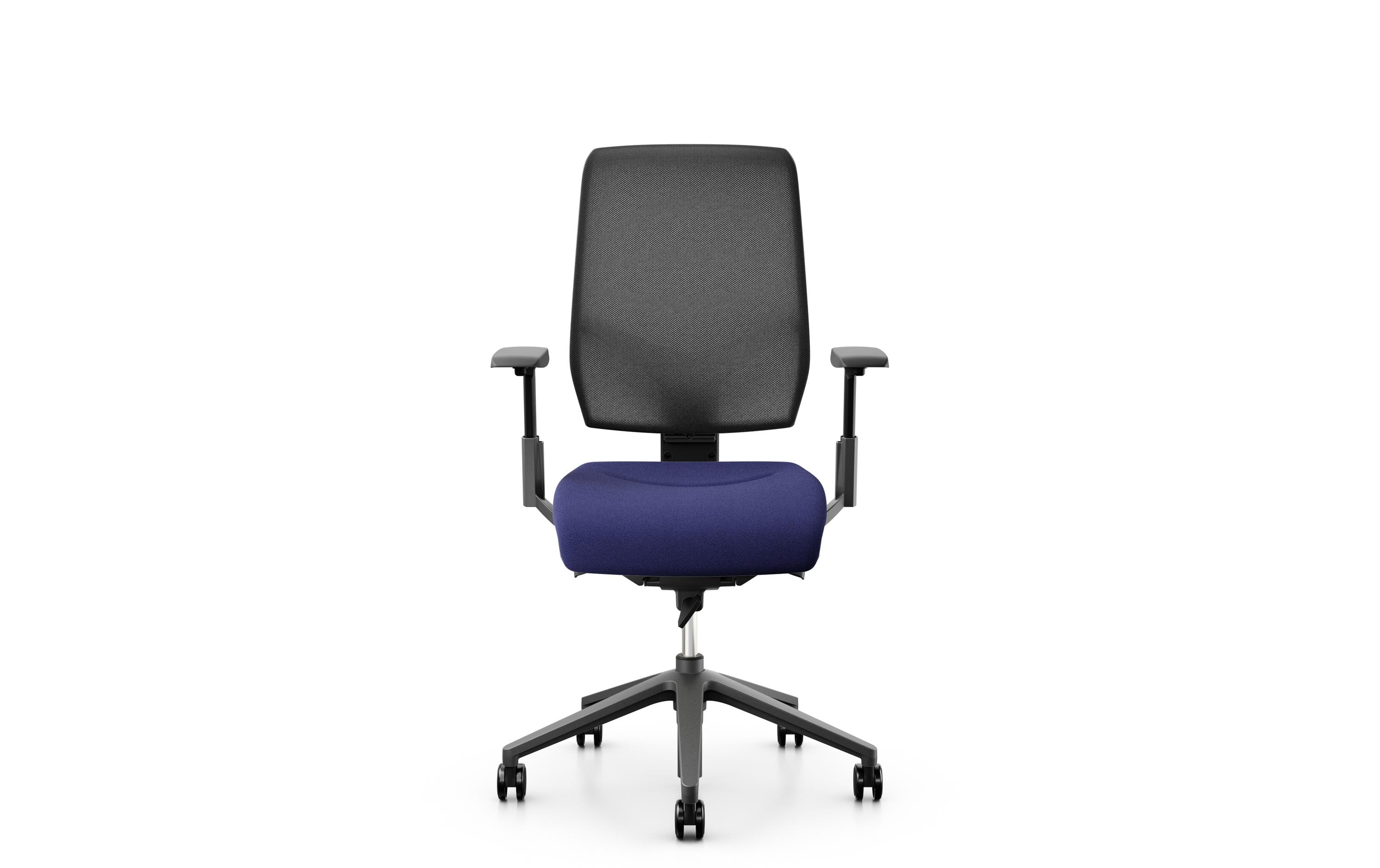 Giroflex Bürostuhl 68 mit Netzrücken Dunkelblau Giroflex Bürostuhl 68 mit Netzrücken Dunkelblau