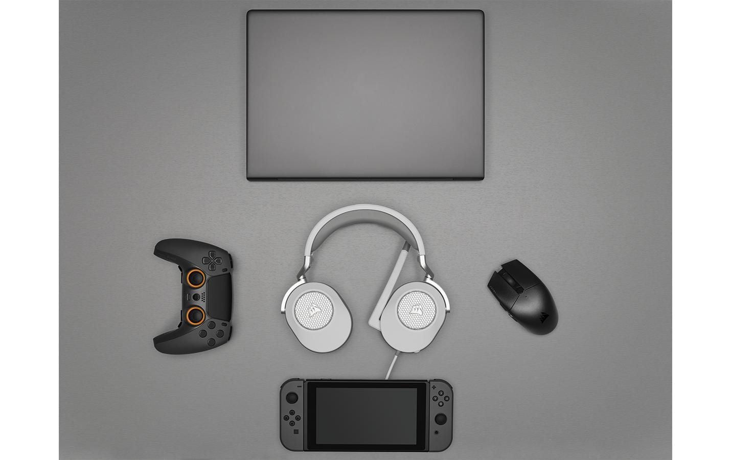 Corsair Headset HS65 Surround Weiss