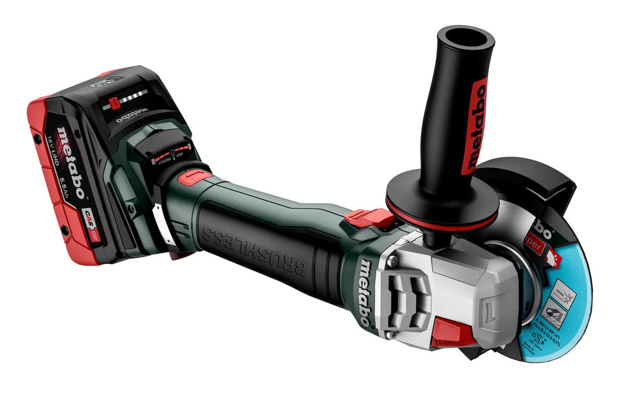 Metabo Winkelschleifer WB 18 LT BL 11-125 Quick, Ø 125 mm, Solo